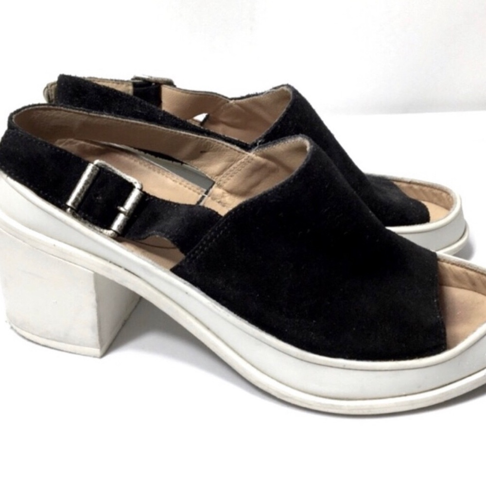 Mason Martin Margiela MM6 Peep Toe Clogs. Size 6.5